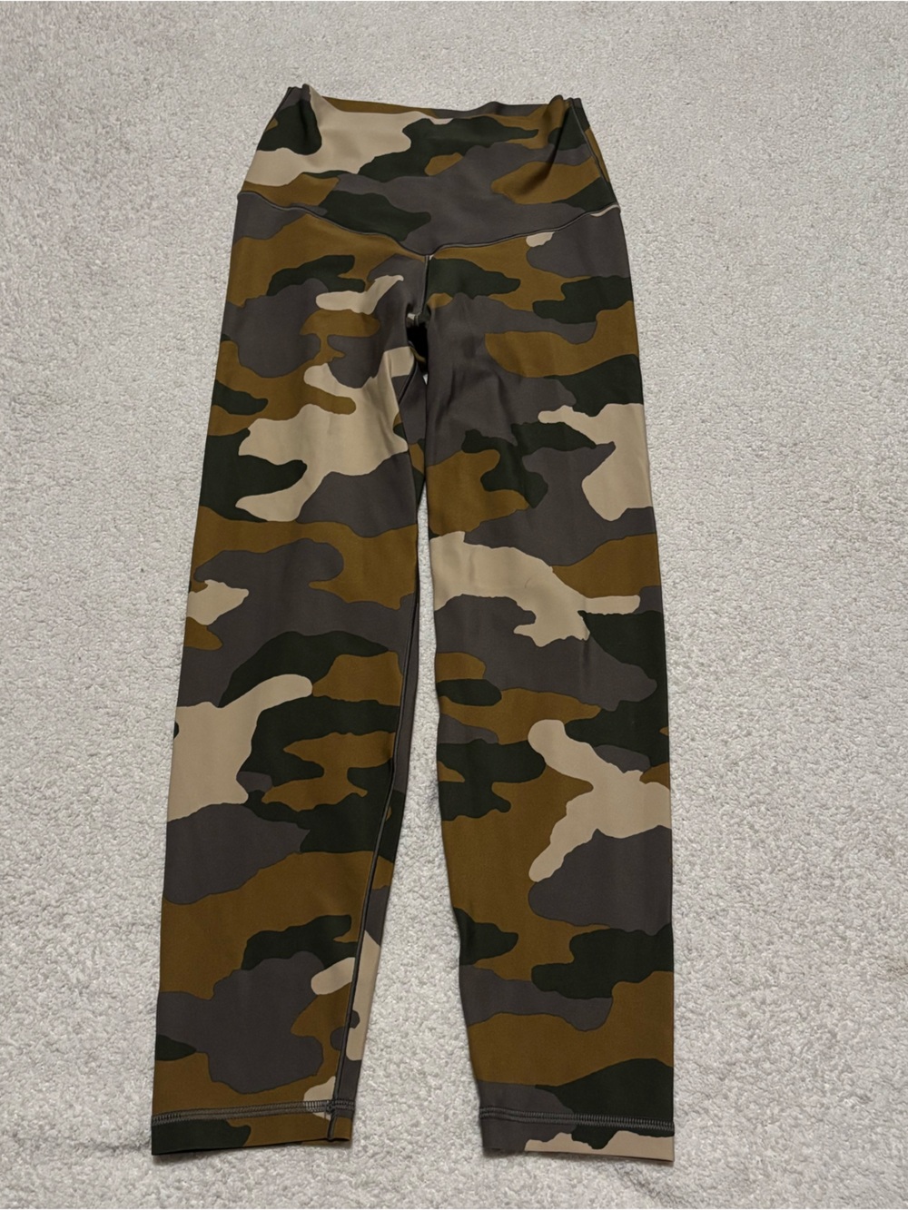 aerie Camo High-Rise Leggings in Green and Brown
